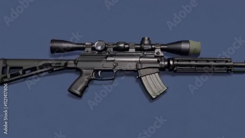 very cool and fierce futuristic weapon