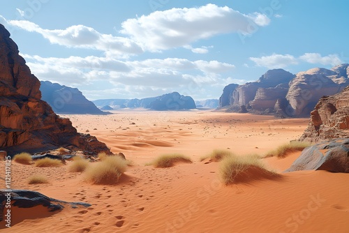 Desert landscape day