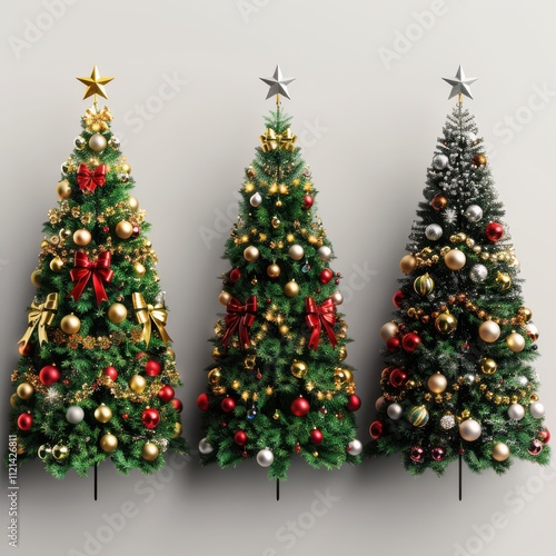  Decorated Christmas Trees and Ornaments
 photo