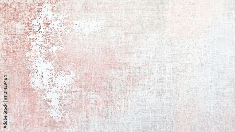 White canvas texture with a hint of pink in the corner. White canvas texture with a hint of pink in the corner.