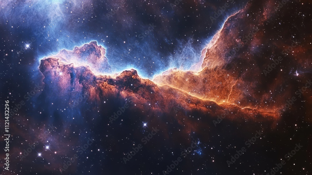 Fototapeta premium view of nebula