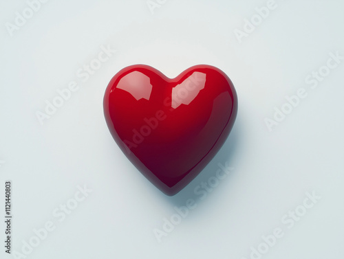 Wallpaper Mural Herz aus rotem Glas in minimalistischem Design

 Torontodigital.ca