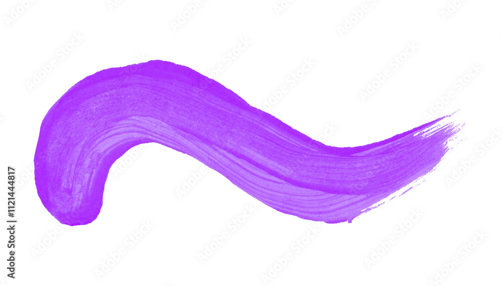 Isolated purple brush stroke on transparent background. Isolated purple brush stroke on transparent background.