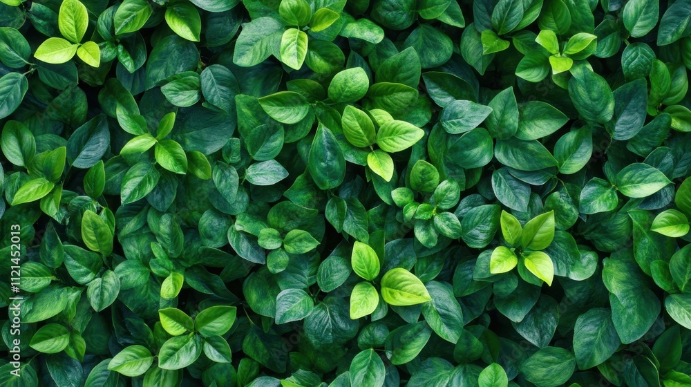 Close-up of green moss and leafy vegetation forming a textured and vibrant natural background Close-up of green moss and leafy vegetation forming a textured and vibrant natural background