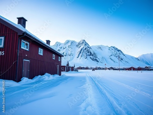 "Arctic Norway Tromsø Snowscape - Vivid Winter Colors