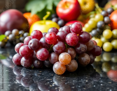 fresh and healthy grape in the kitchen