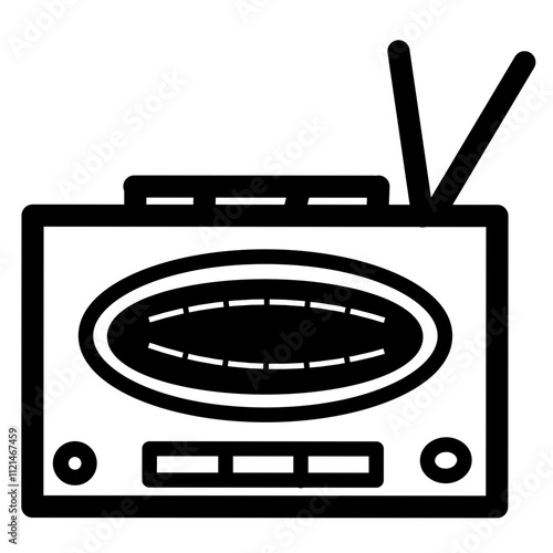 radio illustration