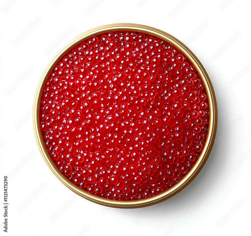 red caviar in a bowl red caviar in a bowl