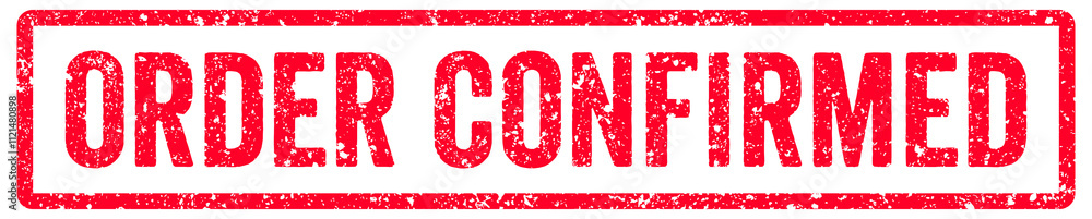Order Confirmed Stamp Transparent Seal, Red Grunge Order Confirmed Word Rubber Stamp Seal Order Confirmed Stamp Transparent Seal, Red Grunge Order Confirmed Word Rubber Stamp Seal