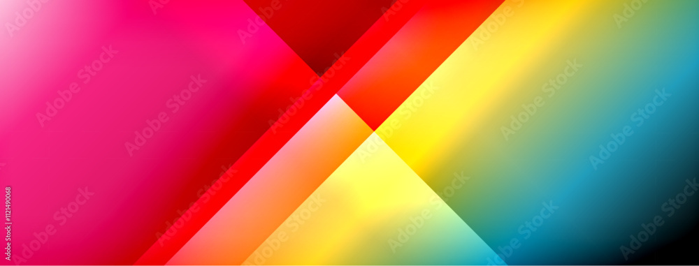 Colorful gradient with lines made of shadow and light. Creative background Colorful gradient with lines made of shadow and light. Creative background