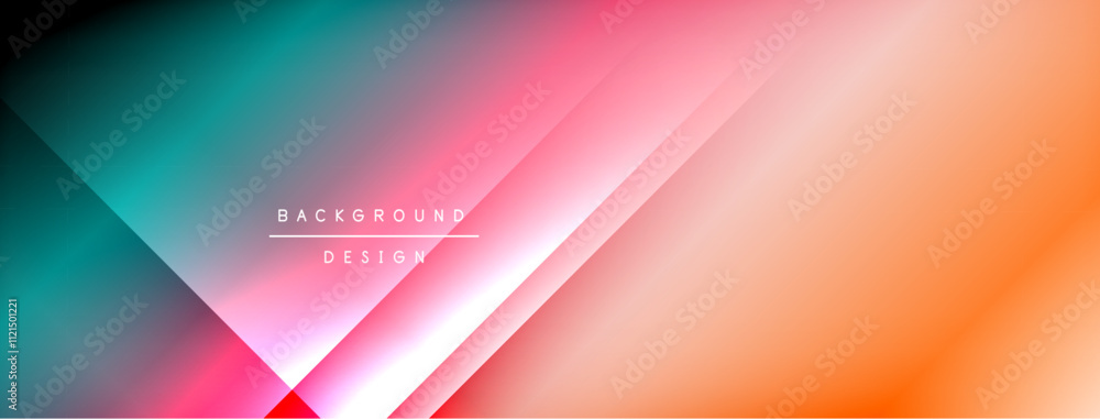 Colorful gradient with lines made of shadow and light. Creative background Colorful gradient with lines made of shadow and light. Creative background