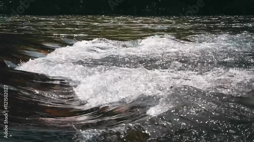water flowing into the water