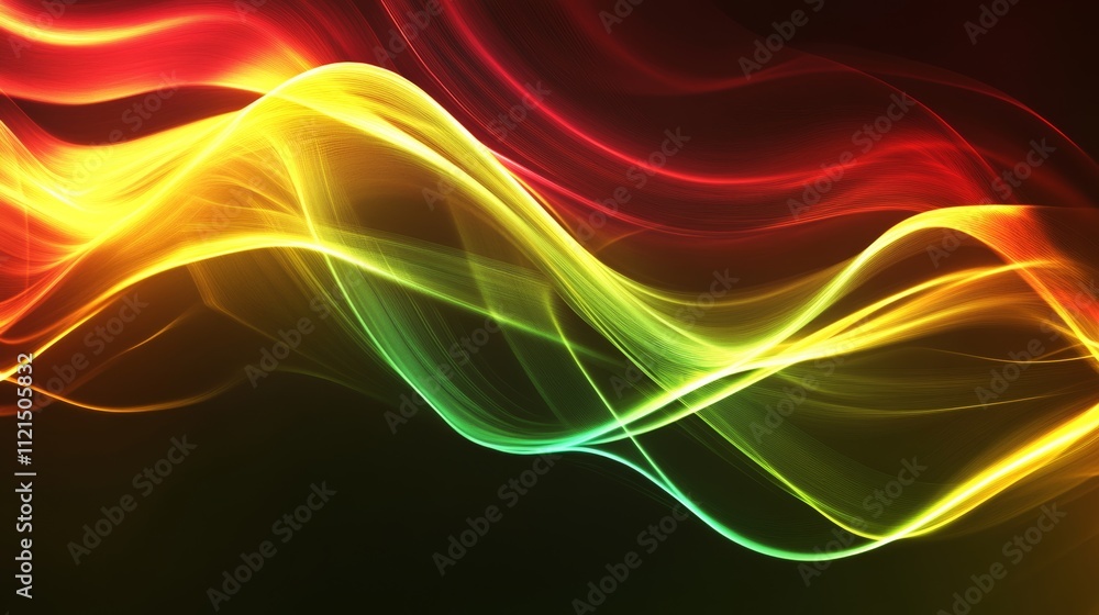 Naklejka premium Abstract background made of Electric lighting effect