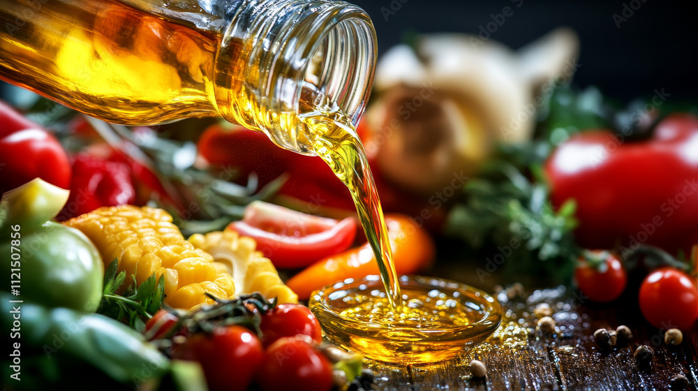 This stock photo captures the art of creating a colorful and nutritious quinoa stir-fry with mixed vegetables and a drizzle of olive oil. This stock photo captures the art of creating a colorful and nutritious quinoa stir-fry with mixed vegetables and a drizzle of olive oil.