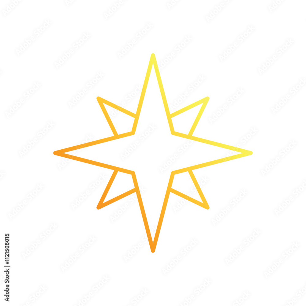 Compass Rose vector icon Compass Rose vector icon