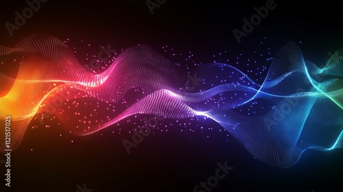 Wallpaper Mural Abstract background made of Electric lighting effect Torontodigital.ca