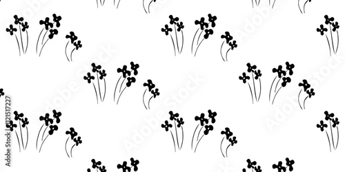 Seamless vector pattern, twigs and leaves, for bed linen, wallpaper and textureeb