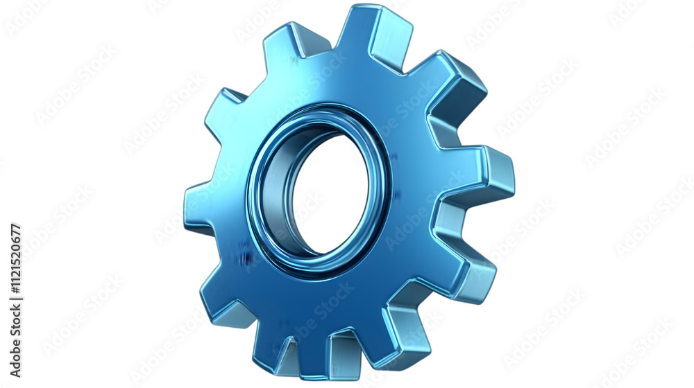 Industrial gear mechanism digital design 3d render technology environment close-up view mechanical concept for innovation