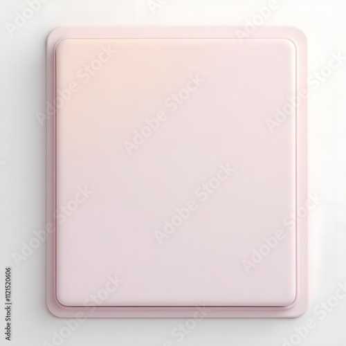 Soft Pastel Top View Tablet Background in Bright Studio Setup