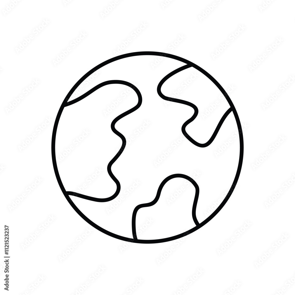 Earth vector icon Earth vector icon