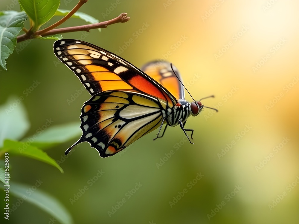 Fototapeta premium butterfly can be fly