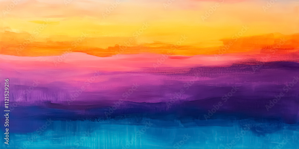 A vibrant gradient resembling a sunrise horizon, blending warm tones of orange, pink, and purple into cool blues.
A vibrant gradient resembling a sunrise horizon, blending warm tones of orange, pink, and purple into cool blues.