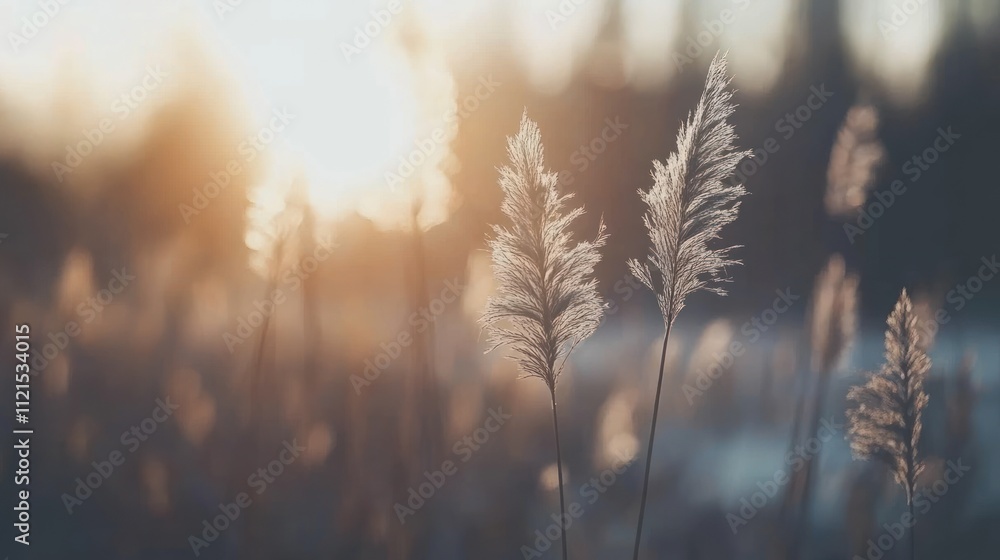 Golden Hour Serenity: Nature's Gentle Whisper at Sunset Golden Hour Serenity: Nature's Gentle Whisper at Sunset