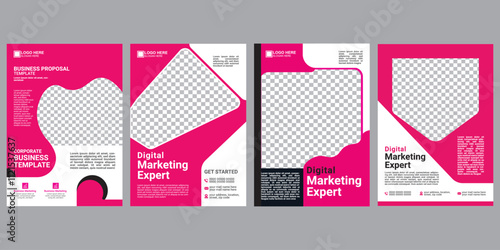 Corporate flyer design, business flyer template, print ready backgrounds
