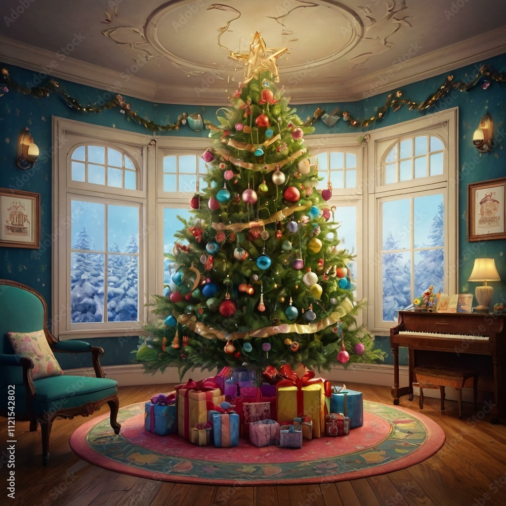Victorian Christmas visuals in various styles Victorian Christmas visuals in various styles