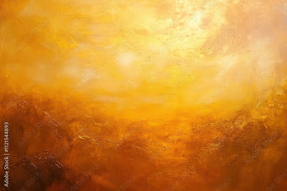 Abstract Golden Canvas with Textured Paint Abstract Golden Canvas with Textured Paint