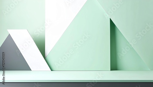 Green product background