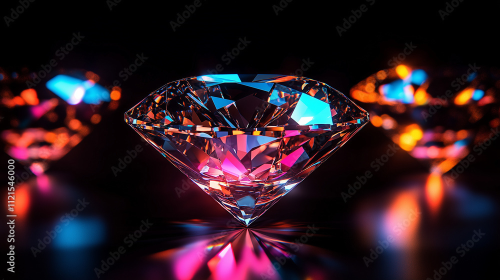 diamond on black background diamond on black background