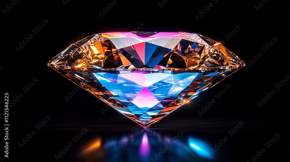 diamond on black background diamond on black background