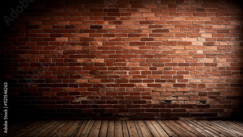 Rustic brick wall background