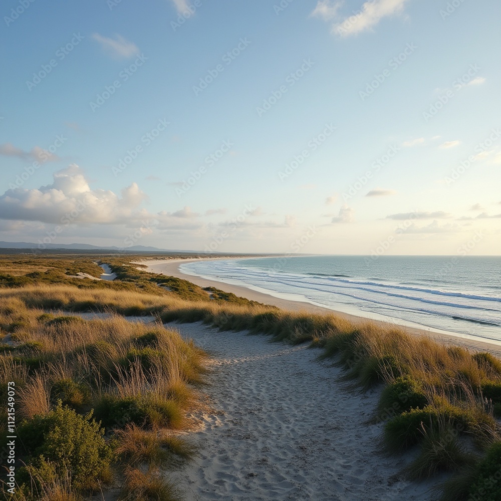 beach at sunset
