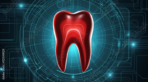 Advanced dental technology  a detailed look at futuristic tooth anatomy and endodontic treatments photo