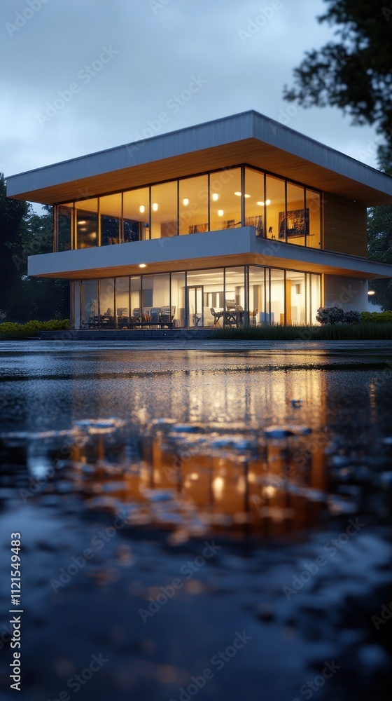 Tranquil Lakeside Retreat: A Modern Architectural Gem Tranquil Lakeside Retreat: A Modern Architectural Gem