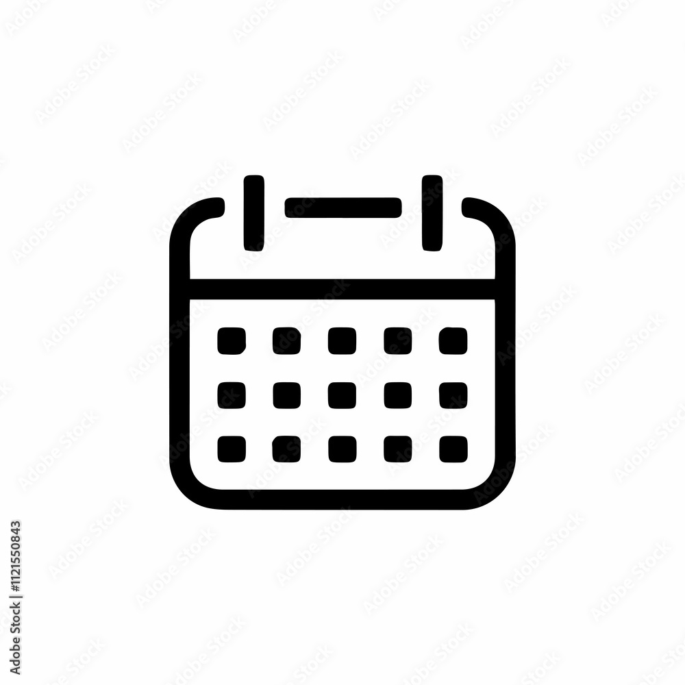 Calendar Lineal icon pack vector illustration Calendar Lineal icon pack vector illustration