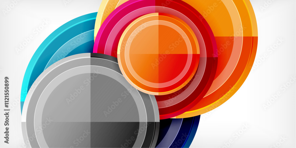 Minimal geometric abstract background. Circle triangle design Minimal geometric abstract background. Circle triangle design
