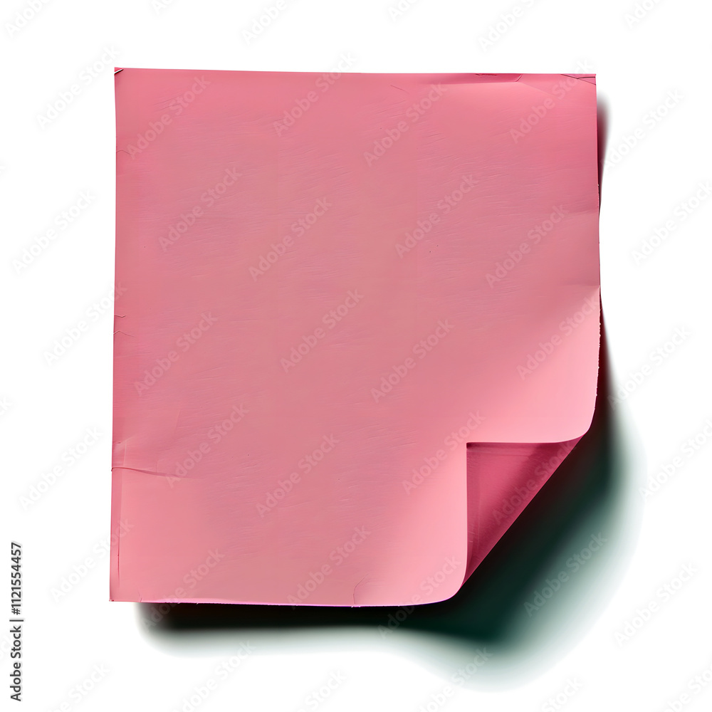 Blank Sticky Pink Paper Note with Shadow on White Background – Perfect for Stationery, Productivity Concepts, Office Branding, Stationery, E-commerce, Ads, Blogs, Social Media, Presentations Blank Sticky Pink Paper Note with Shadow on White Background – Perfect for Stationery, Productivity Concepts, Office Branding, Stationery, E-commerce, Ads, Blogs, Social Media, Presentations
