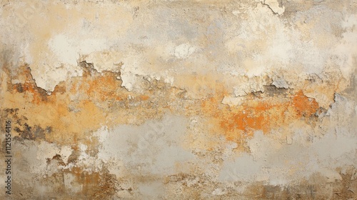 Weathered concrete wall with a rough industrial texture and grunge elements, perfect for background designs