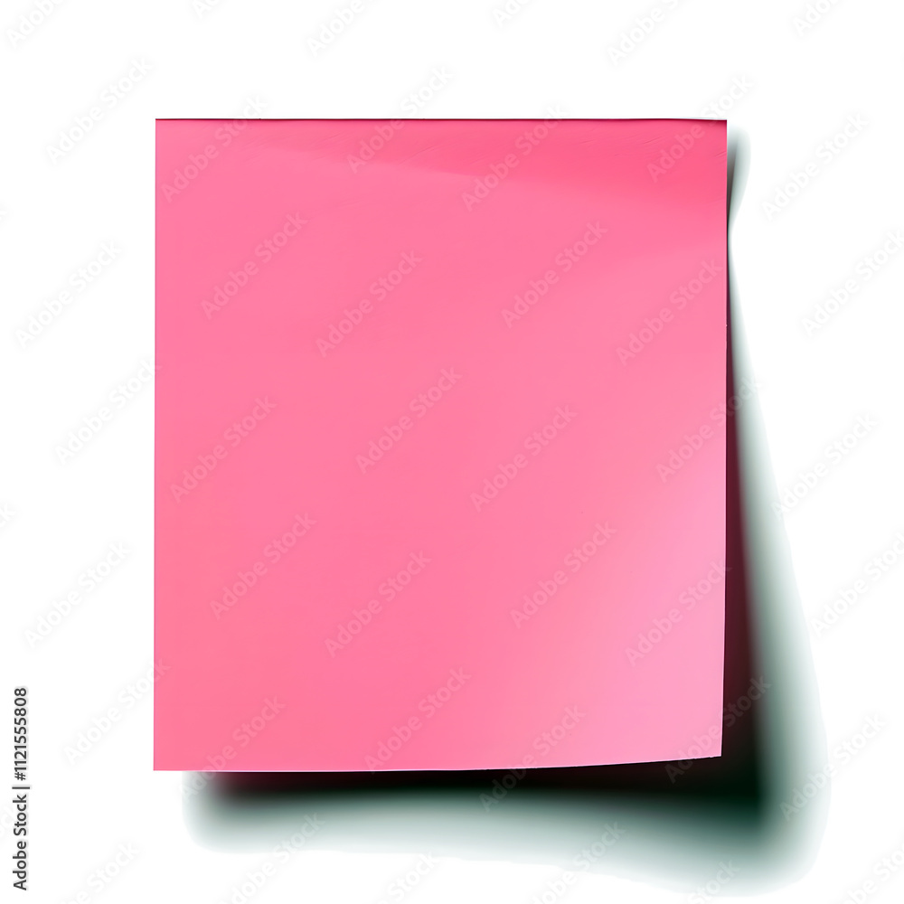 Blank Sticky Pink Paper Note with Shadow on White Background – Perfect for Stationery, Productivity Concepts, Office Branding, Stationery, E-commerce, Ads, Blogs, Social Media, Presentations Blank Sticky Pink Paper Note with Shadow on White Background – Perfect for Stationery, Productivity Concepts, Office Branding, Stationery, E-commerce, Ads, Blogs, Social Media, Presentations