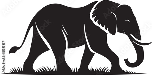 Elephant silhouettes