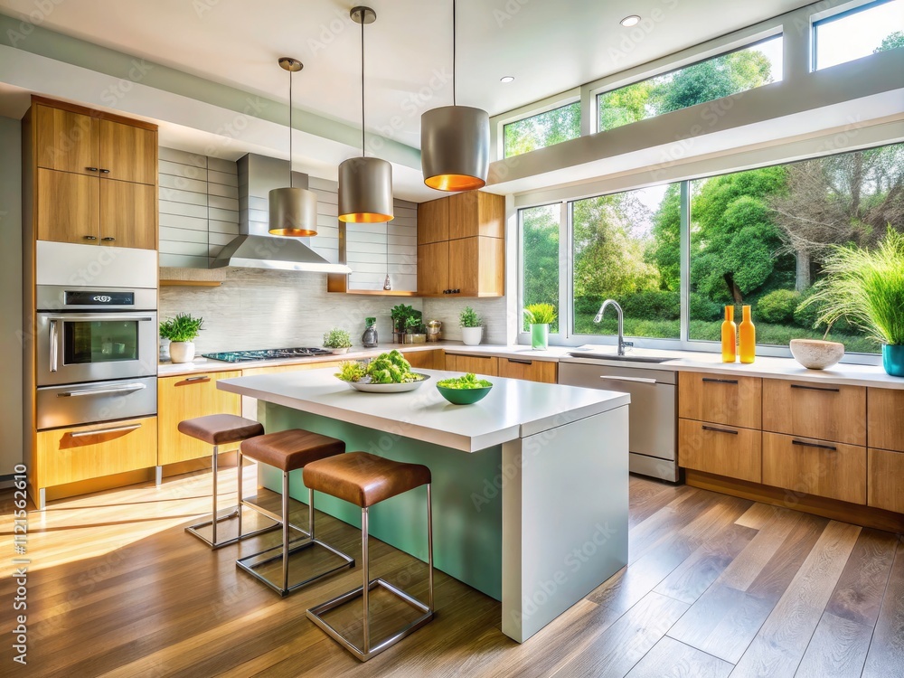 Modern Kitchen Design: Sleek Appliances & Minimalist Aesthetics - Interior Photography Modern Kitchen Design: Sleek Appliances & Minimalist Aesthetics - Interior Photography
