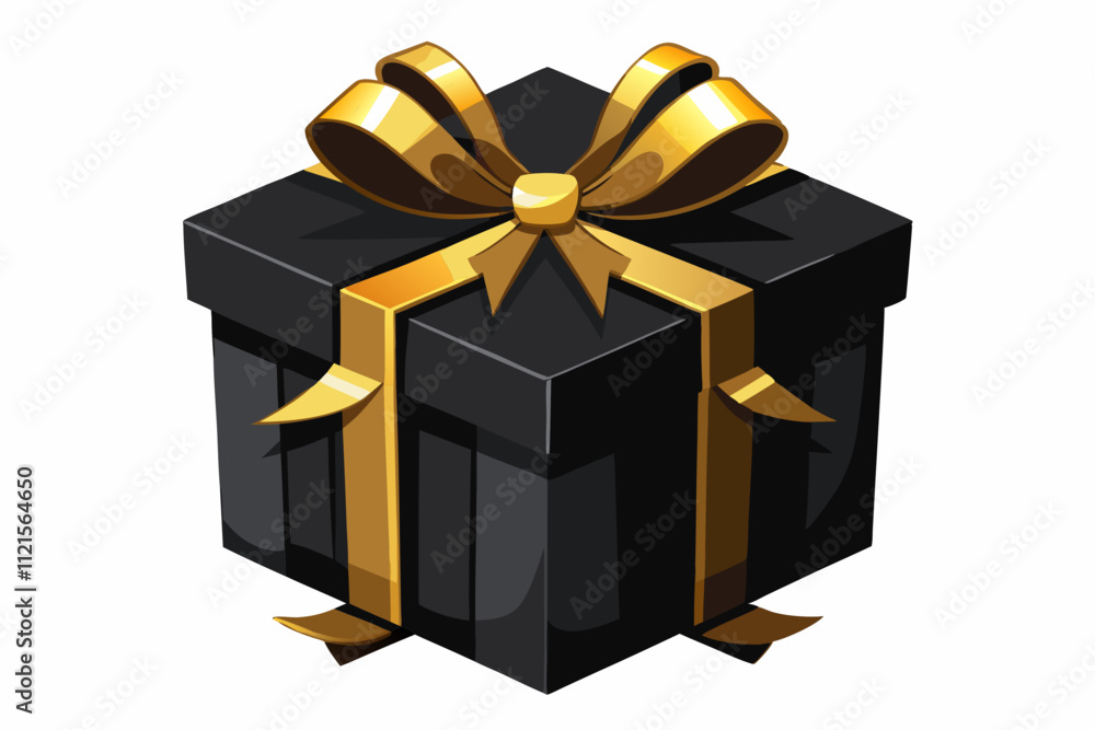 Gift box sign. Vector. Blackish icon Gift box sign. Vector. Blackish icon