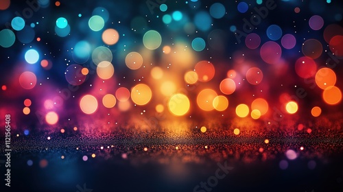 A colorful background with many small circles