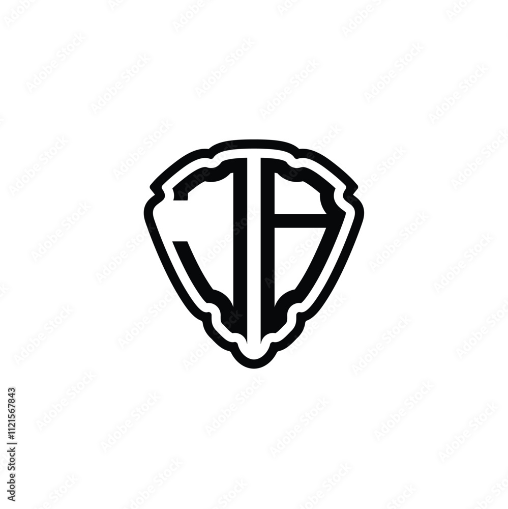 JB monogram logo design letter text name symbol monochrome logotype alphabet character simple logo JB monogram logo design letter text name symbol monochrome logotype alphabet character simple logo