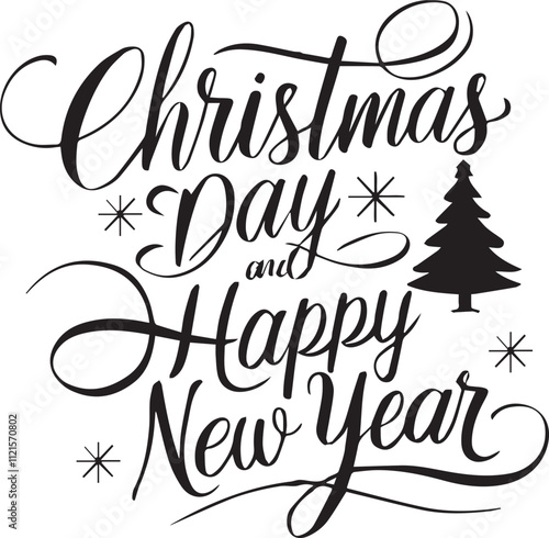  merry christmas and happy new year banner,poster, template vector image