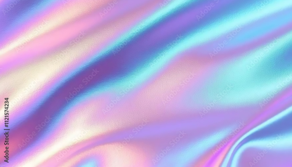 Obraz premium Holographic Background Texture Iridescent Background Rainbow Gradient Texture