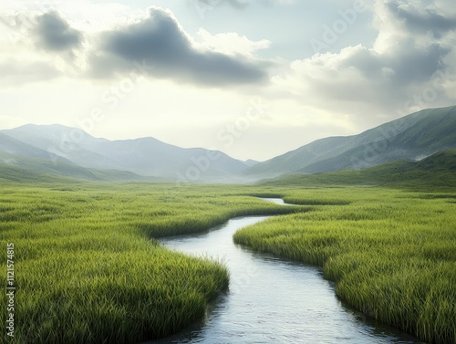 Wildlife corridors connecting habitats to enhance biodiversity conservation photo